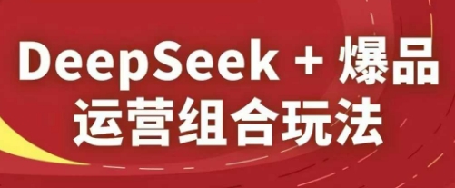 DeepSeek+爆品运营组合玩法，2025淘系精品课-蓝色空间-资源